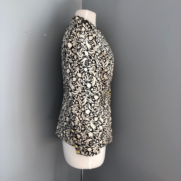 Escada by Margaretha Ley print blazer size 34/ 2 - Picture 3 of 8